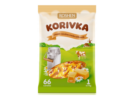 ROSHEN Korivka mliečne karamelky 1 kg
